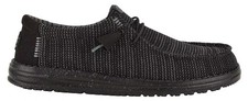Hey Dude Wally Stretch Sox Shoes, Black picture