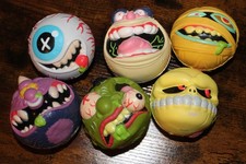 Madballs Just Play series 1 set Skull Face Horn Head Oculus Orbus etc. picture