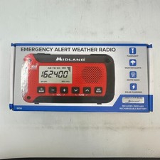 Midland ER50 Emergency Alert Weather Radio AM FM WX Crank Battery Flashlight picture