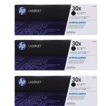 HP 30X Lot of 3 Black High Yield Toner Cartridge (Compatible) Sealed Box ✅ picture