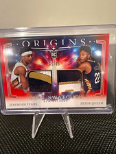 Panini 2025-26 Origins Dual Swatches Jeremiah Fears/Derik Queen DSW-NOP #61/65 picture