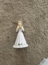 Enesco Growing Up Birthday Girls Blonde Age 9 years Old Figurine - No Box picture