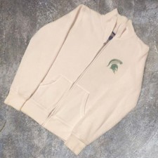 vintage style JanSport Michigan State Spartans full-zip turtleneck longsleeve picture