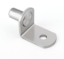 1/4 Inch Shelf Pegs,40Pcs Bracket Support Pins L-Shaped Holders for Cabinets picture