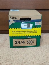 Southwire CAT5e 500 ft. 24/4 Solid CU CMR (Riser) Data Cable Ethernet - New Box picture