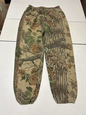 Vintage Jerzees Outdoors Sweatpants XL Realtree Camo Fleece Hunting Joggers 90s picture