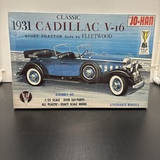 Vtg Jo-Han 1931 Cadillac V-16 Sport Phaeton Model Kit GC 131 Complete picture