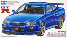 TAMIYA 24210 1:24 Nissan Skyline GT-R V-spec (R34) Plastic Model Kit picture