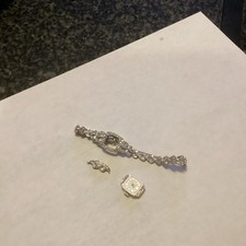 Vintage 1940 Hamilton Lady's Platinum & 14k White Gold Diamond Watch (READ) LINK picture