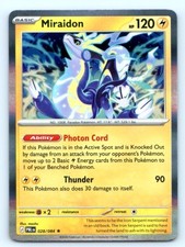 Pokemon TCG ~ Miraidon 028/084 ~ Holo English Near Mint picture