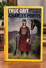 True Grit Hardcover Novel Charles Portis Simon and Schuster 1968 Dust Jacket picture