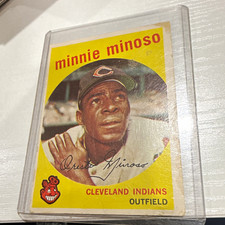 Topps 1959 Topps Minnie Minoso #80 Cleveland Indians Base Set picture