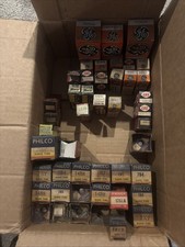 Vintage Vacuum Tube Lot 50+ Boxed RCA GE Philco Tung-Sol CBS Sylvania Untested picture