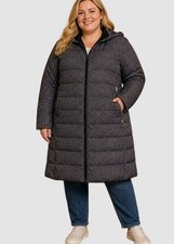 XERSION Plus 2X  (22-24) Midi Puffer Coat w/Hood Orig$150 picture