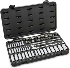 GEARWRENCH 76 Piece 12 Pt Standard/Deep Sae/Mm Mechanics Tool Set | 80948 picture