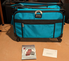 Tutto 20in Wheeled Regulation Carry-On Travel Luggage Turquoise 20X13X9 4220TCO picture