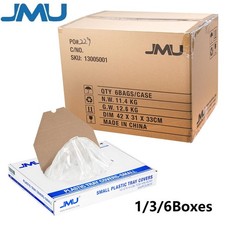 JMU up to 3000pcs Dental Disposable Plastic Tray Cover Sleeves Size B Tray picture