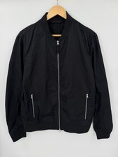 AllSaints Men’s Udan Bomber Jacket Black Full Zip Size Medium picture