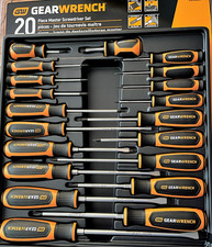 GearWrench 80066H - 20 Piece Phillips/Slotted/Torx Dual Material Screwdriver Set picture