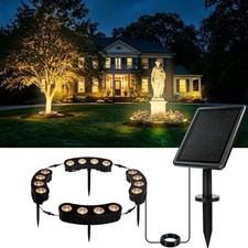 Solar Tree Lights, Upgraded Solar Spot Lights Outdoor, Warm White picture