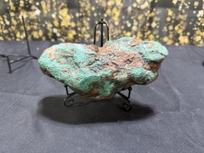 5 Lb Natural Michigan Float Copper W/ Vivid Green Malachite And Purple Cuprite. picture
