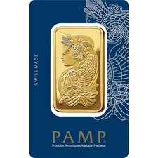 100 gram Gold Bar - PAMP Suisse - Fortuna - 999.9 Fine in Sealed Assay picture