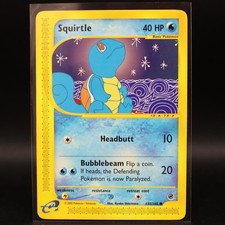 Squirtle 132/165 Common Expedition Base Set Pokemon Lightly Played picture