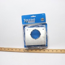 Toledo Hardware Door Reinforcer Steel Satin Nickel TDR-1 - No Hardware picture
