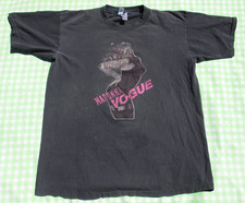 VTG 90s Madonna Blond Ambition World Tour 90 Vogue 2-Sided Parking Lot T Shirt L picture