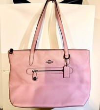 Coach Shoulder Bag Pink L 1981-38312 Used picture