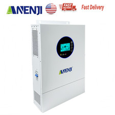 ANENJI 12KW 48V Solar Hybrid Inverter AC 120V/240V Split Phase 2*MPPT 200A US picture
