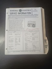GE 3 5258A Service Manual Original Repair Book AM/FM Stereo Tape Recorder picture