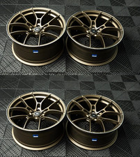 19x8.5/19x9.5 5x114.3 MFlow MFR4 Staggered Bronze 19