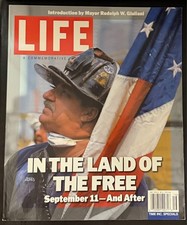 LIFE Magazine In the Land of the Free Sept 11 and After 2001 9/11 Commemorative picture