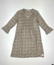 DDP Odd Molly Vintage Natural Cotton Summer Dress Womens Long Sleeves Size 0 picture