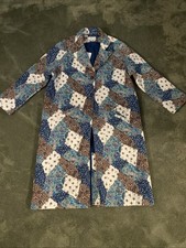 Printfresh Wren Jacket Blue Vintage Quilted Patchwork Style Organic Cotton picture