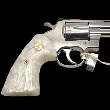 Luxury Colt Python / Anaconda White Pearl Grips – Special Offering picture