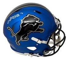 Amon-Ra St Brown Signed Detroit Lions FS Authentic Speed Helmet BAS picture