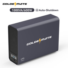 Goldenmate 1000VA 600W LiFePO4 UPS Pure Sine Wave Battery Backup （Communication） picture