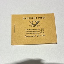 1957 East Germany (DDR) Five-Year Plan 2 DM Complete Stamp Booklet (MH 2) picture