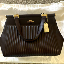 Coach Grace Ox Blood Bag With Adjustable Strap picture