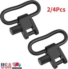 2/4PCS Rifle Sling Swivels Heavy Duty Quick Detach 1 /1.25