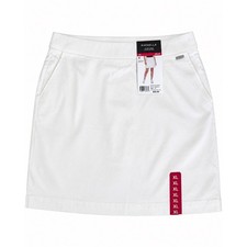Rafaella White Skort XL NWT Functional Pockets Stretch Golf Tennis Skirt Shorts picture