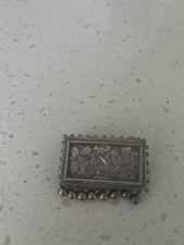 Antique Victorian Style Mourning Sentimental Locket Brooch from 1800's picture