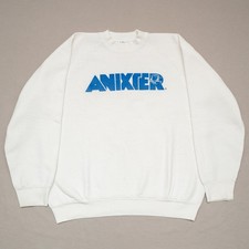 Vinage 80s 90s ANIXTER Communications Sweatshirt XL USA FOTL White Raglan picture