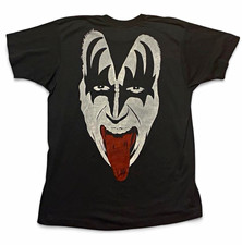 Screen Stars KISS 1st New York Convention 6/28/1987 Black Graphic Tee L picture