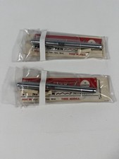 Vintage Flo-master Esterbrook Felt Tip Pens Chrome Metal Lot Of 2 NOS Marker picture