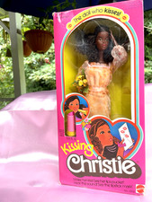 Mattel 1978 Vintage Kissing Christie Barbie Doll,  African Amer.  IN BOX. #2955 picture