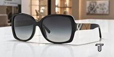 BURBERRY BE4160 34338G Black Grey Gradient 58 mm Women's Sunglasses picture