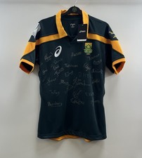 BNWT South Africa U20 Signed World Cup 2015 Pro Home Rugby Shirt XXL Asics I102 picture